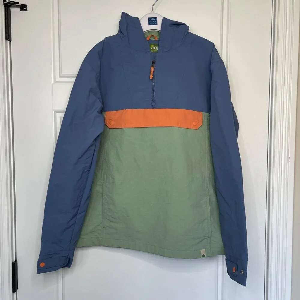 Lake & Trail Colorblock Pullover Anorak Unisex‎ Kids Size XL (14/16) Windbreaker